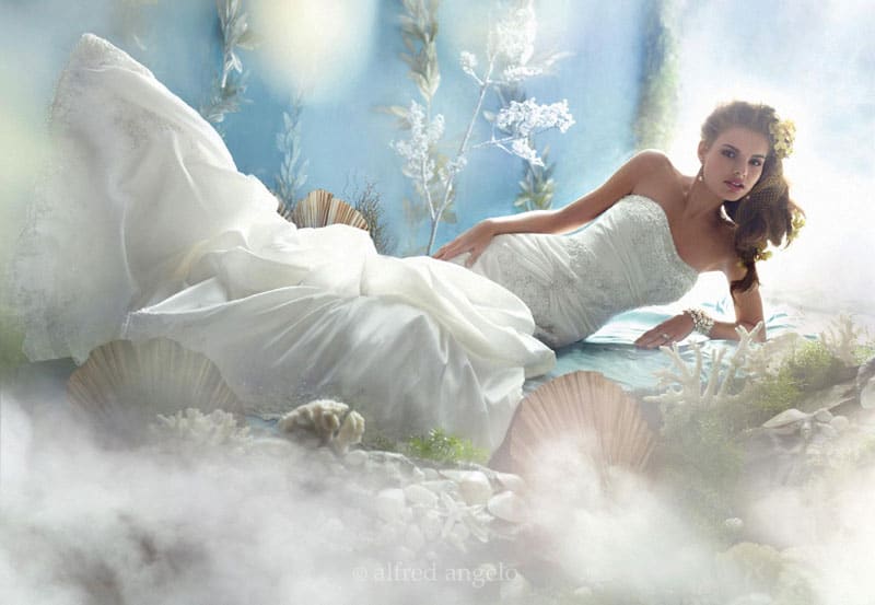 Ariel wedding dress the little mermaid - Disney bruidsjurken van Alfred Angelo - Wedding Dress Disney - ARCHANA.NL #trouwjurk #weddingdresses