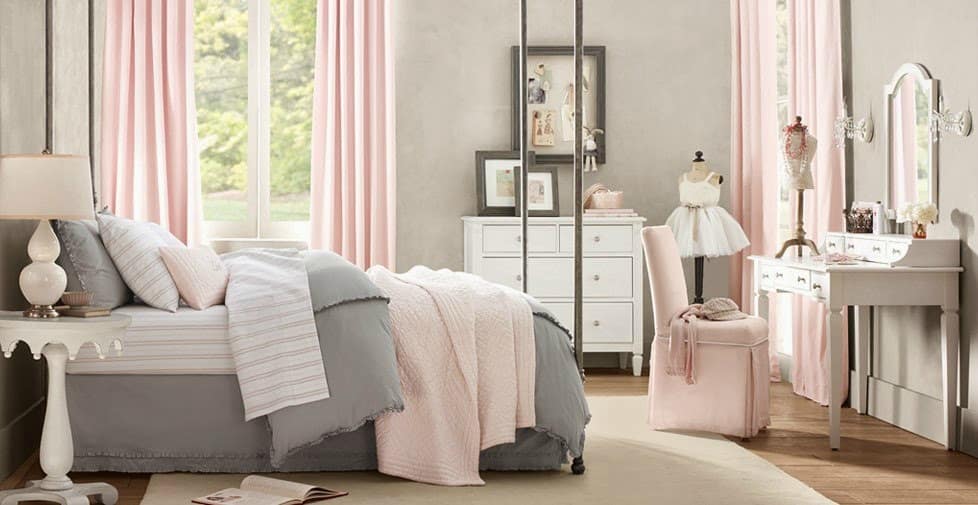 10 ideeën voor een slaapkamer met wit, roze en grijs | ARCHANA.NL #slaapkamers #bedrooms