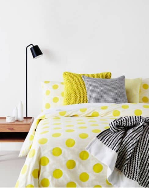 Slaapkamers met polka dots print - ARCHANA.NL | polka dots slaapkamer | dekbedovertrekken met polka dots #bedroom #slaapkamers