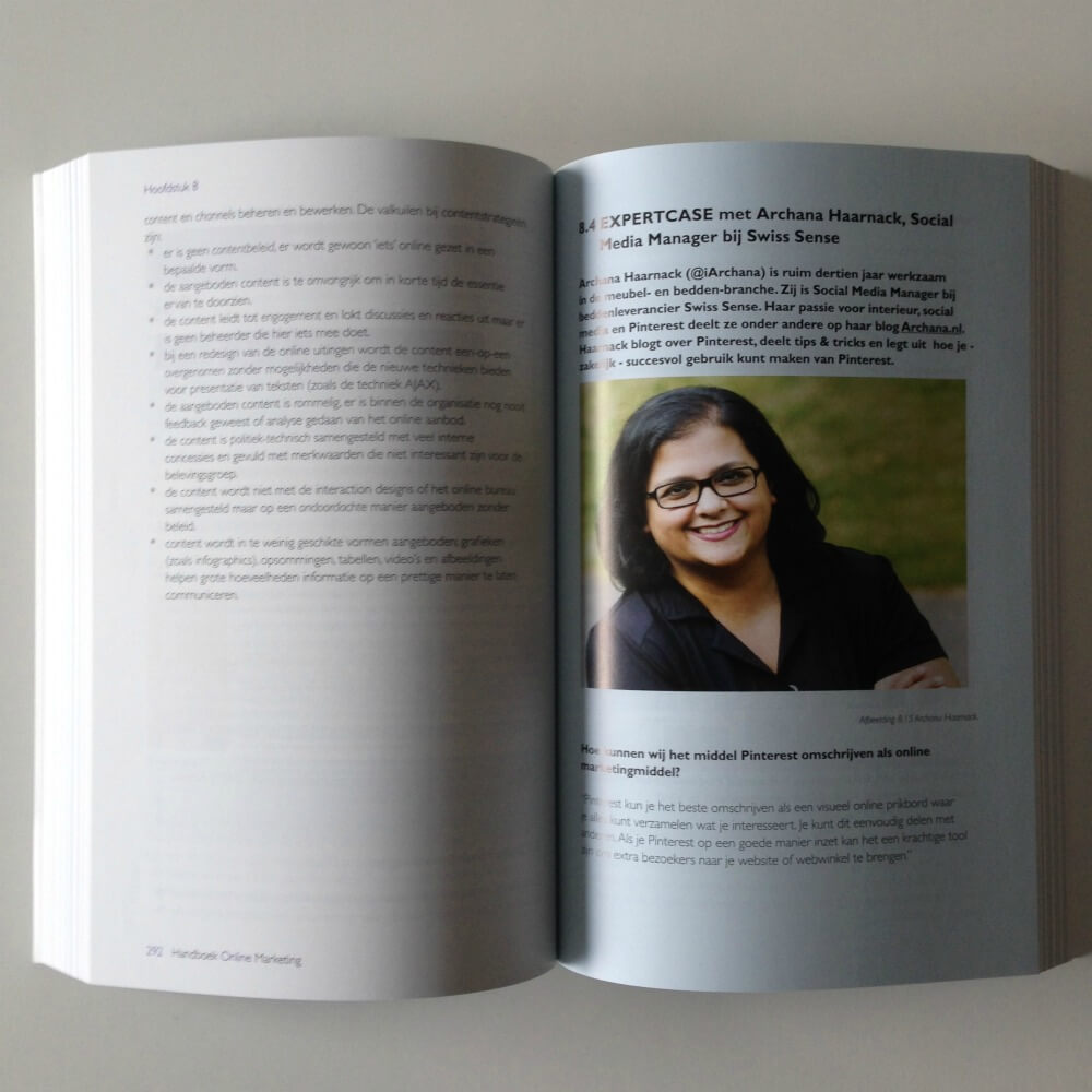 Archana Haarnack over Pinterest in Handboek Online Marketing 4