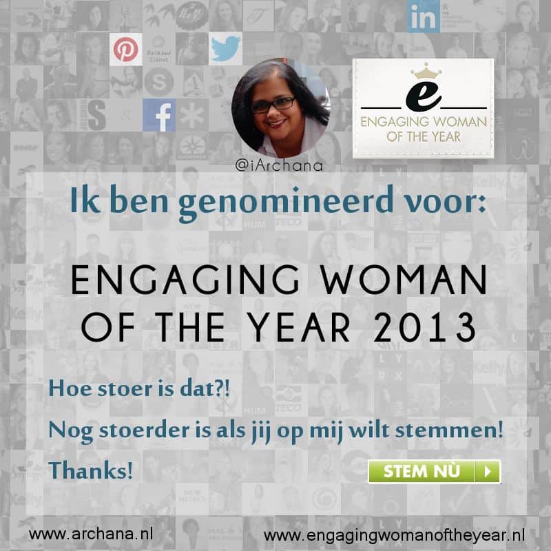 Engaging Woman Of The Year 2013 verkiezing | www.archana.nl