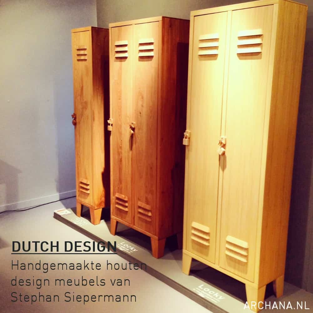 Handgemaakte houten design meubels van Stephan Siepermann ARCHANA.NL