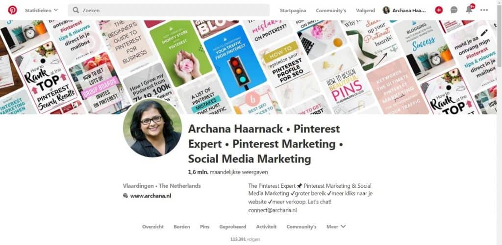 Nieuw op Pinterest? Begin hier. Startersgids voor beginners | Pinterest Nederland | ARCHANA.NL #pinteresttips #pinterestmarketing