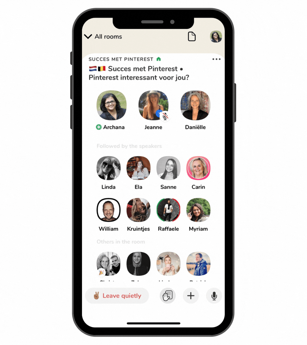 Pinterest Marketing tips op Clubhouse met Archana Haarnack @iArchana | ARCHANA.NL Pinterest Marketing Expert