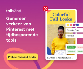 Genereer traffic naar je website met Pinterest en Tailwind