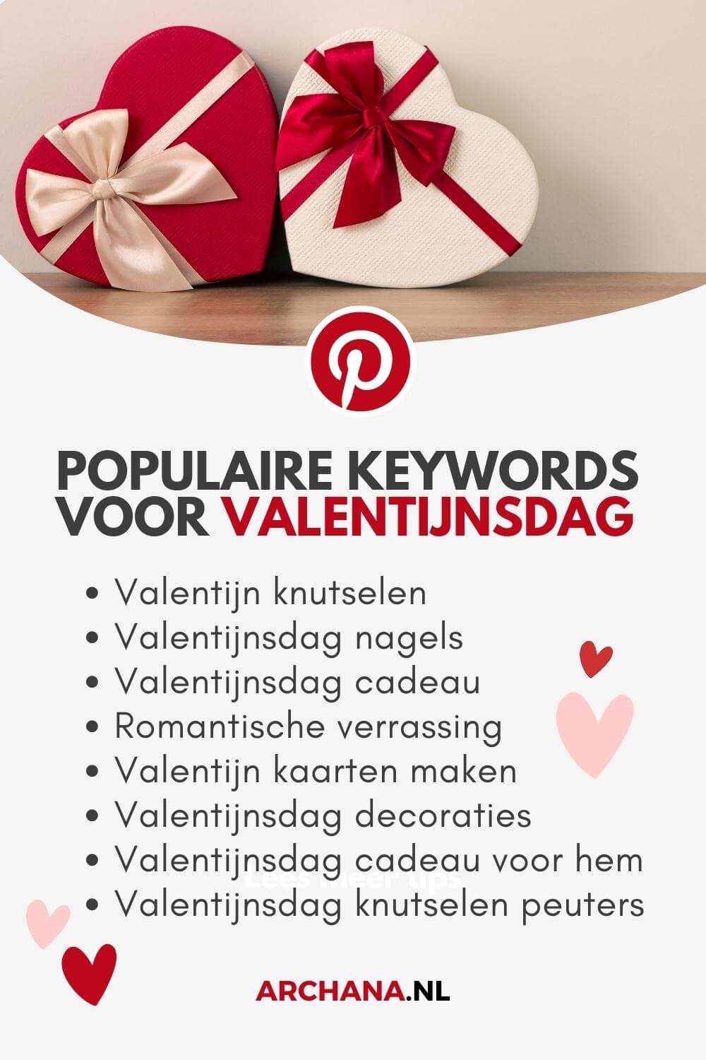 Populaire Pinterest keywords voor Valentijnsdag - ARCHANA.NL