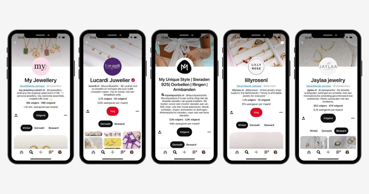 Juwelen- en sieradenmerken op Pinterest - ARCHANA.NL