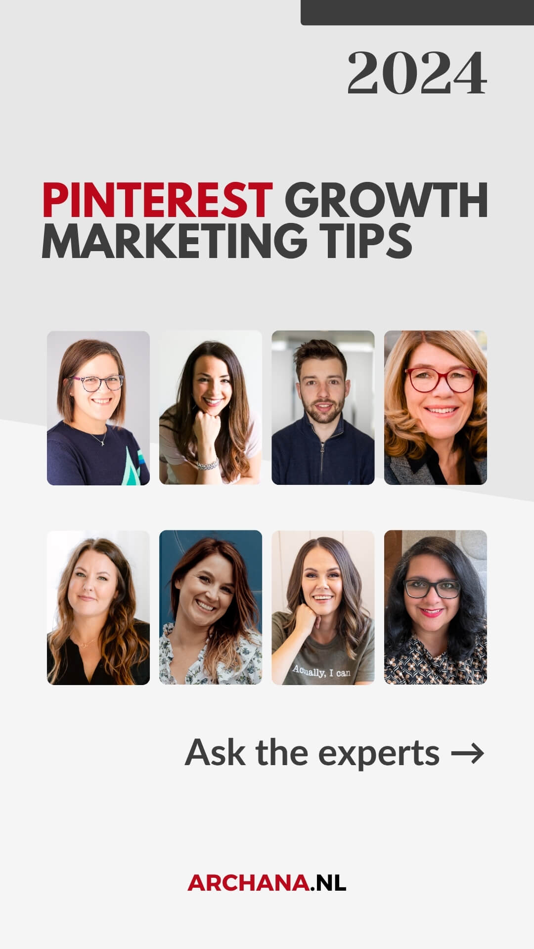 Pinterest growth marketing tips 2024 - Ask the Pinterest experts - ARCHANA.NL