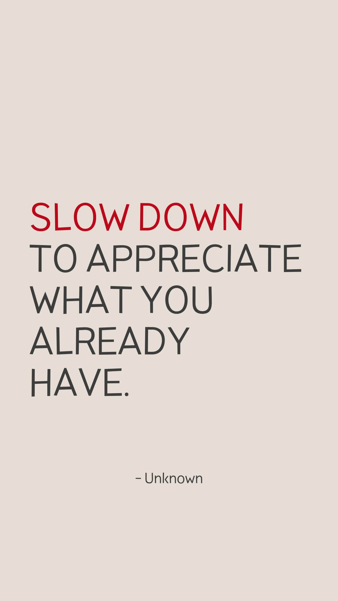 Slow down quote