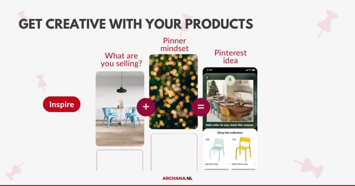 Get creative with your products on Pinterest