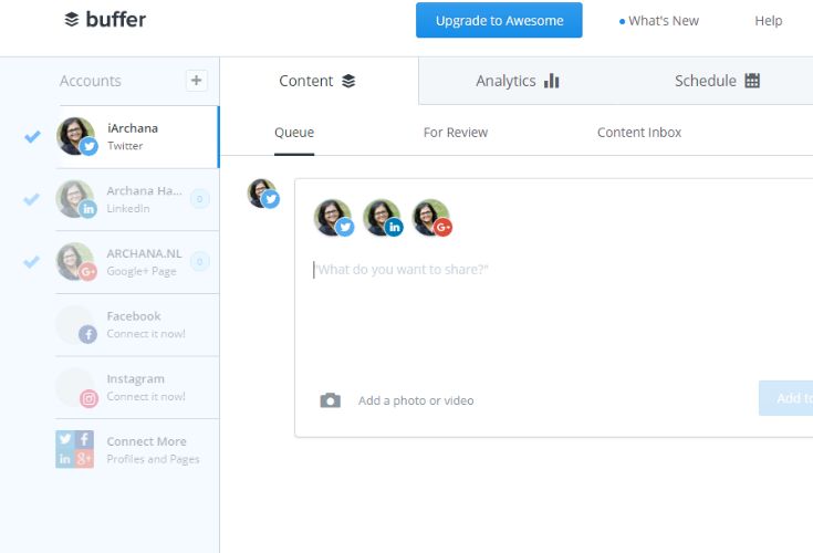 buffer | 5 handige tools die elke blogger moet kennen - ARCHANA.NL buffer | 5 handige tools die elke blogger moet kennen - ARCHANA.NL #blogtips #bloggers